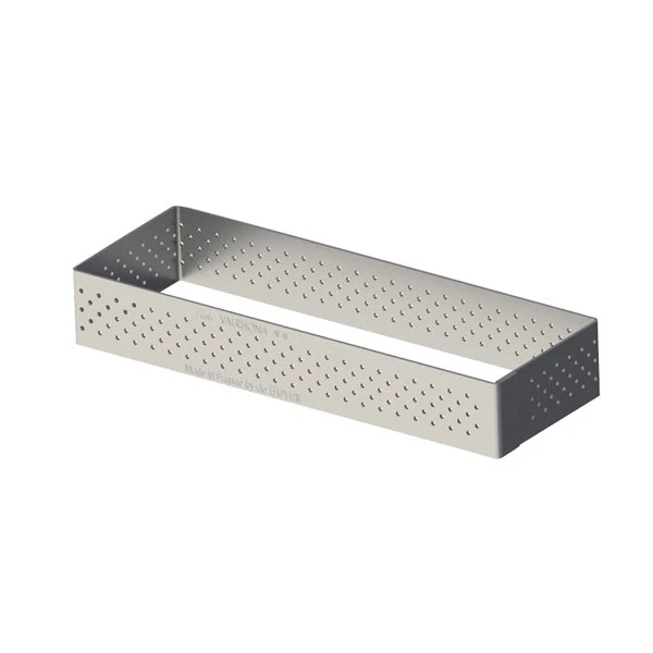 Cercle à tarte rectangulaire perforé 12 x 4 cm De Buyer