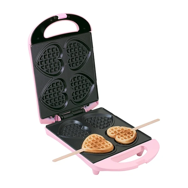 Gaufrier 4 petits coeurs 780 W Bestron
