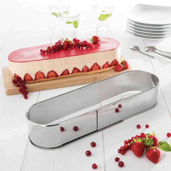 Ovale à pain en inox ajustable 26-38 cm Mathon