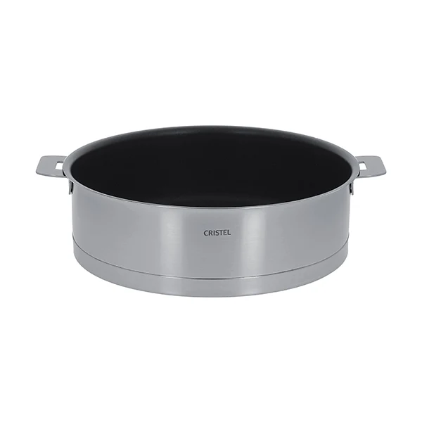 Sauteuse inox antiadhérente Strate sans manche 24 cm Cristel