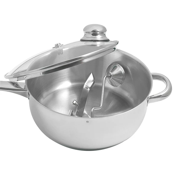 Casserole à popcorn en inox 24,5 cm Artame
