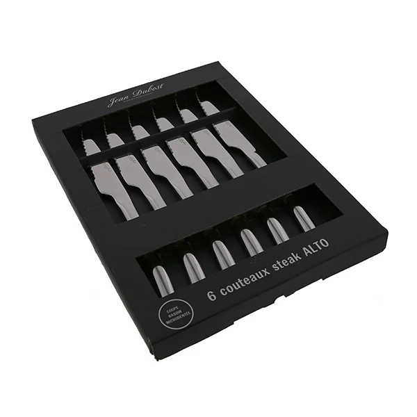 Coffret de 6 couteaux à steak Alto Jean Dubost