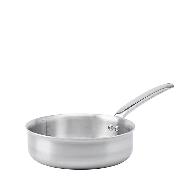 Sauteuse bord droit tout inox Alchimy 24 cm De Buyer