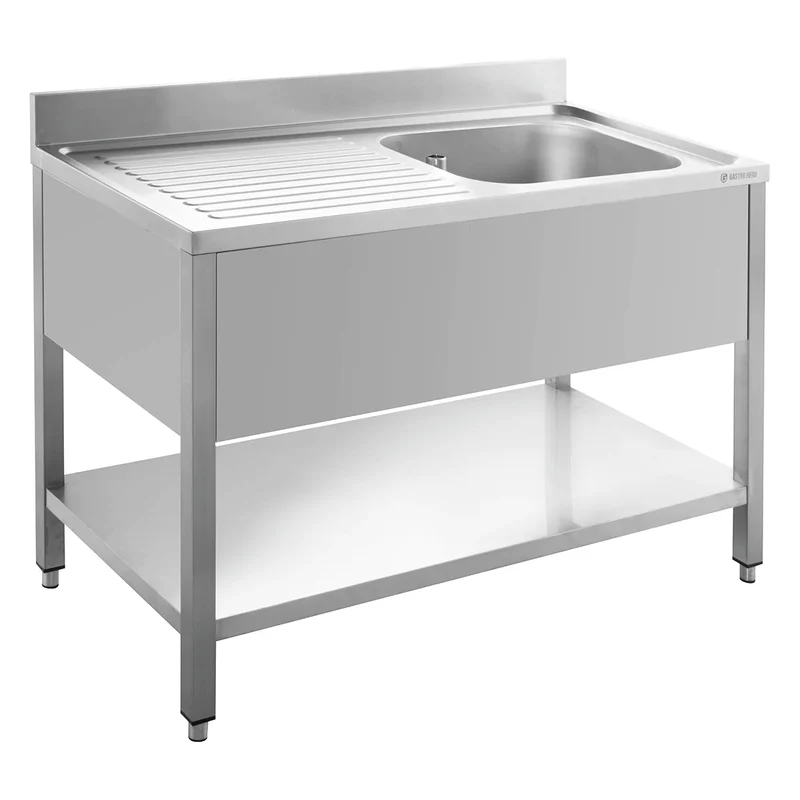 Table de plonge ECO 10x7 avec 1 cuve à droite