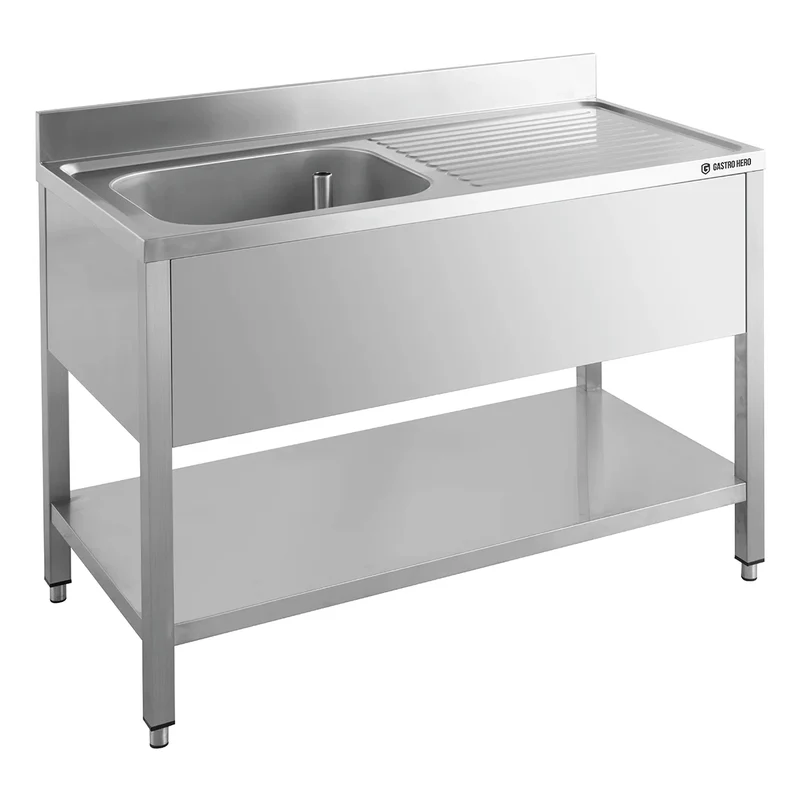 Table de plonge ECO 10x7 avec 1 cuve à gauche