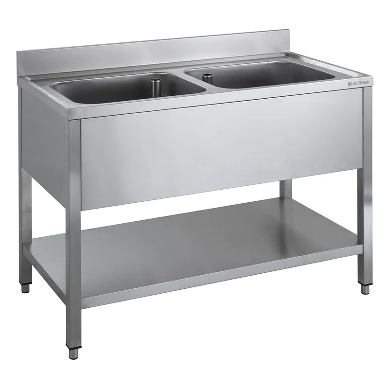 Table de lavage ECO 12x6 avec 2 bacs