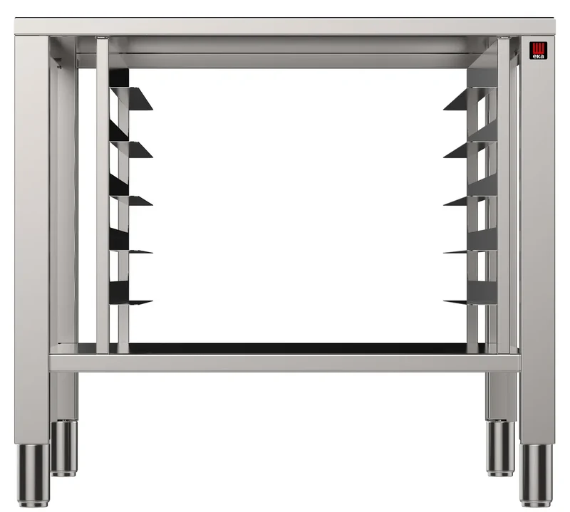 Support en acier inox Tecnoeka Millennial MKTS 64, avec glissières