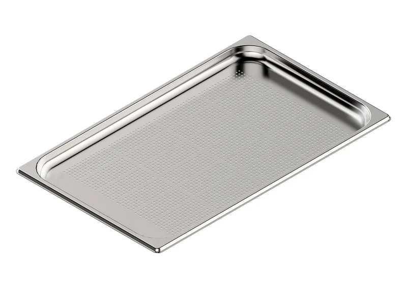 Plaque en acier inoxydable perforée Tecnoeka KFT9G2, GN 1/1, Profondeur 20 mm