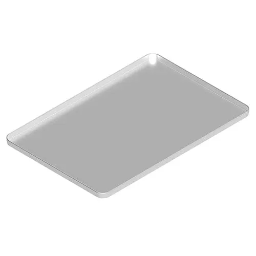 Plaque en aluminium Tecnoeka KT9P/A, 600 x 400 mm, profondeur 20 mm