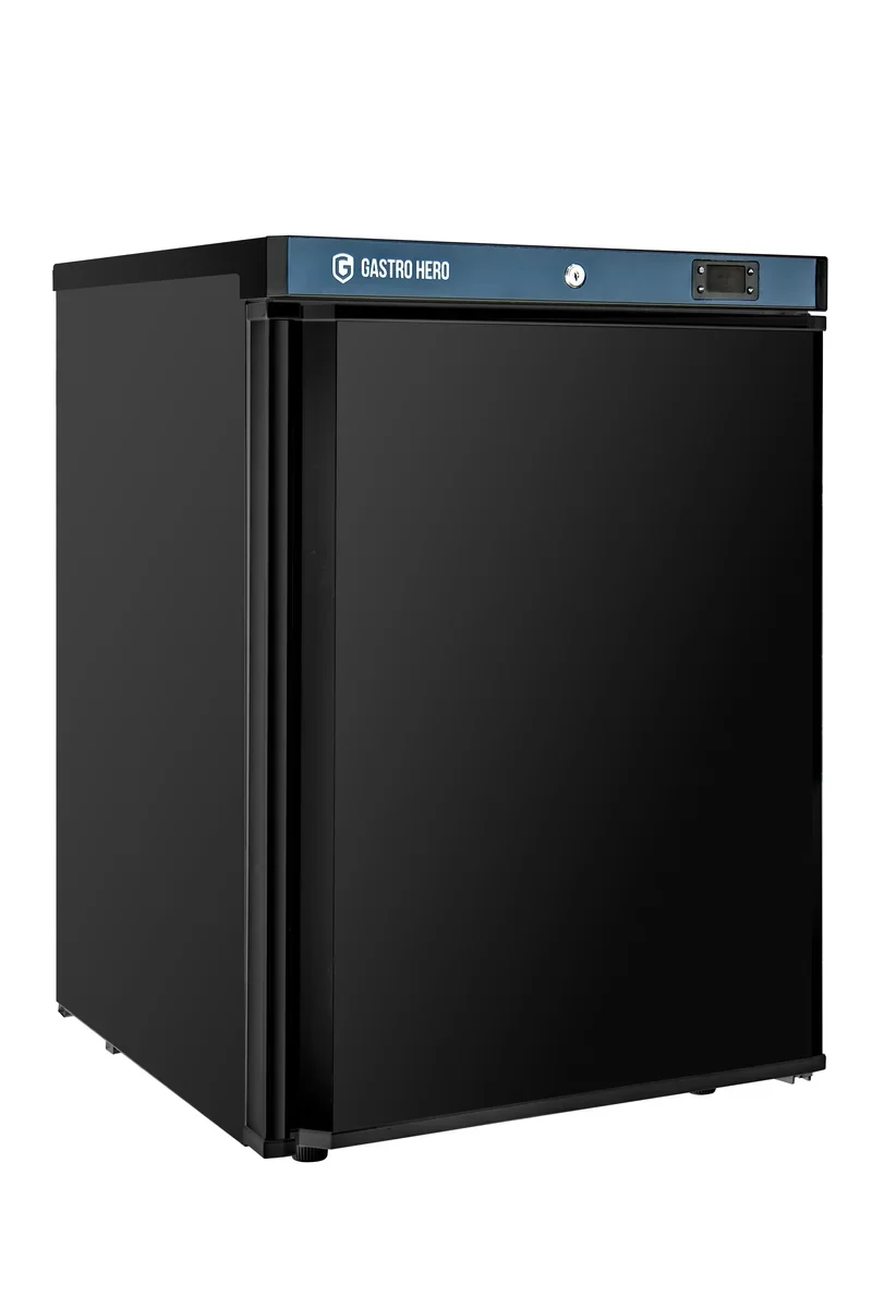 Armoire de congélation ECO 200, intérieur en plastique, noir