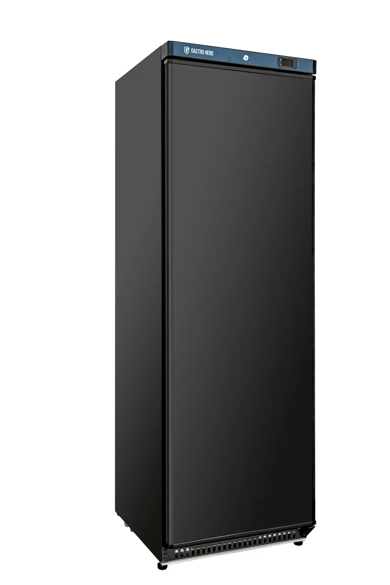 Armoire de congélation ECO 400, intérieur en plastique, noir