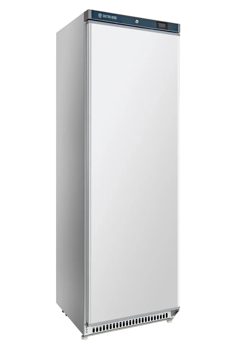Armoire réfrigérée ECO 400, intérieur en plastique, blanc