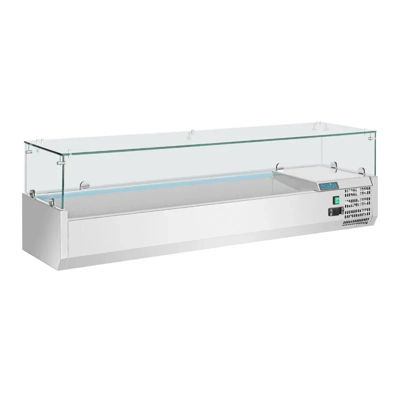 Polar Série G Vitrine réfrigérée à poser pour 5 x GN1/3 et 1 x GN1/2