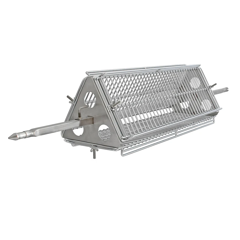 KuKoo Panier de Gril à Rôtissoire en Inox
