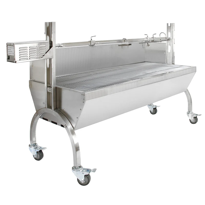 KuKoo Rôtissoire en Inox (Capacité de 90 kg)