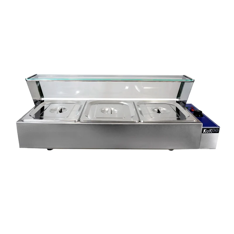 KuKoo Bain Marie à 3 Bacs