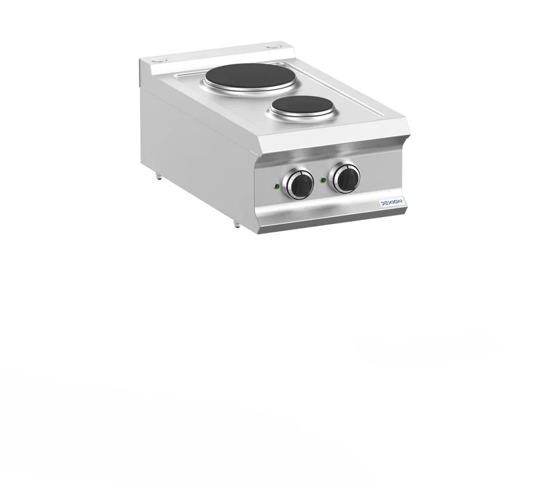 Cuisinière électrique Dexion Lux 700 - 40/73 - appareil de table - 2 zones de cuisson rondes - 4,1 kW