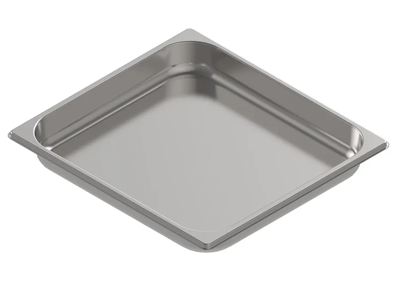 Plaque inox Tecnoeka KT6G, GN 2/3, profondeur 20 mm