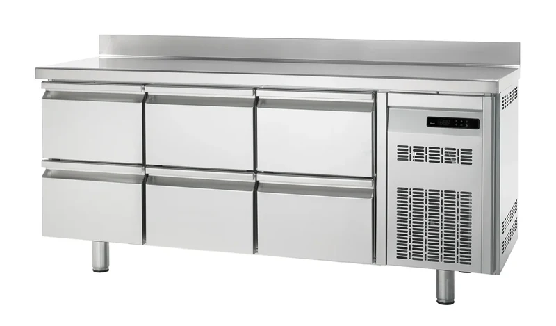 Table congélateur Premium 0/6 avec dosseret