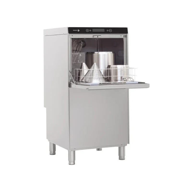 Lave-batterie FAGOR + Pompe de rinçage, Pompe de vidange, Doseur de détergent - Panier 500x600mm - Passage utile : 405mm