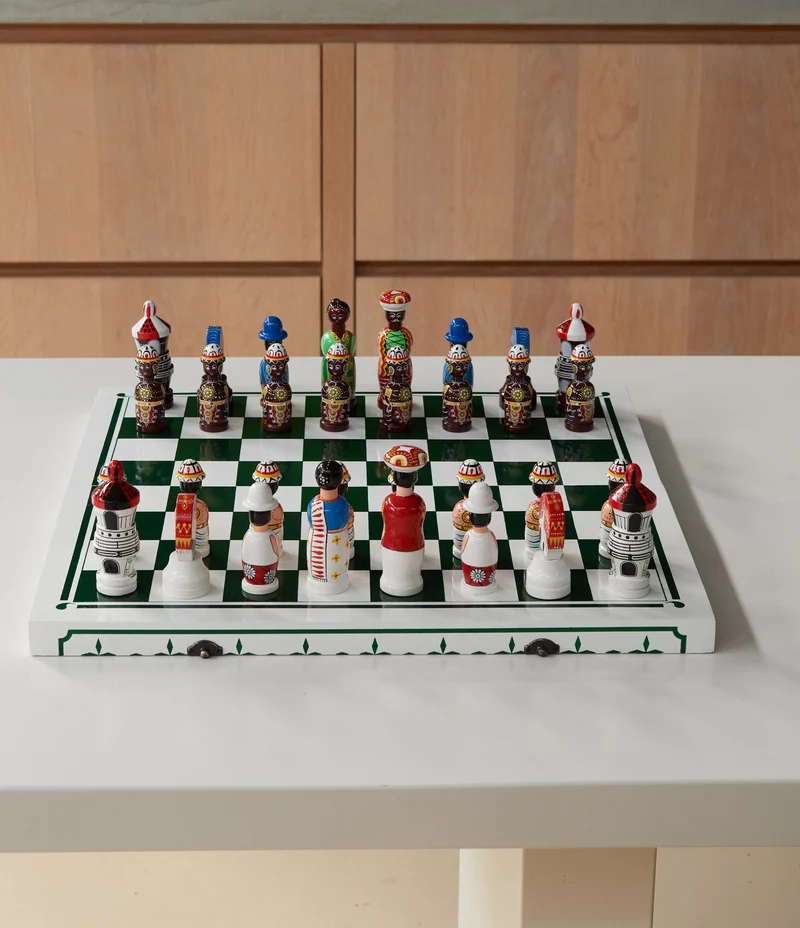 Jeu d'échecs fait main - N°10