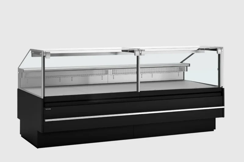 Tefcold comptoir réfrigéré de service SOCA25090B 2548 mm, LED, noir