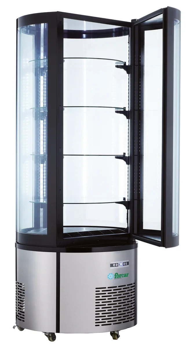 Vitrine à pâtisseries FORCAR ARC400RC 400 litres, éclairage LED