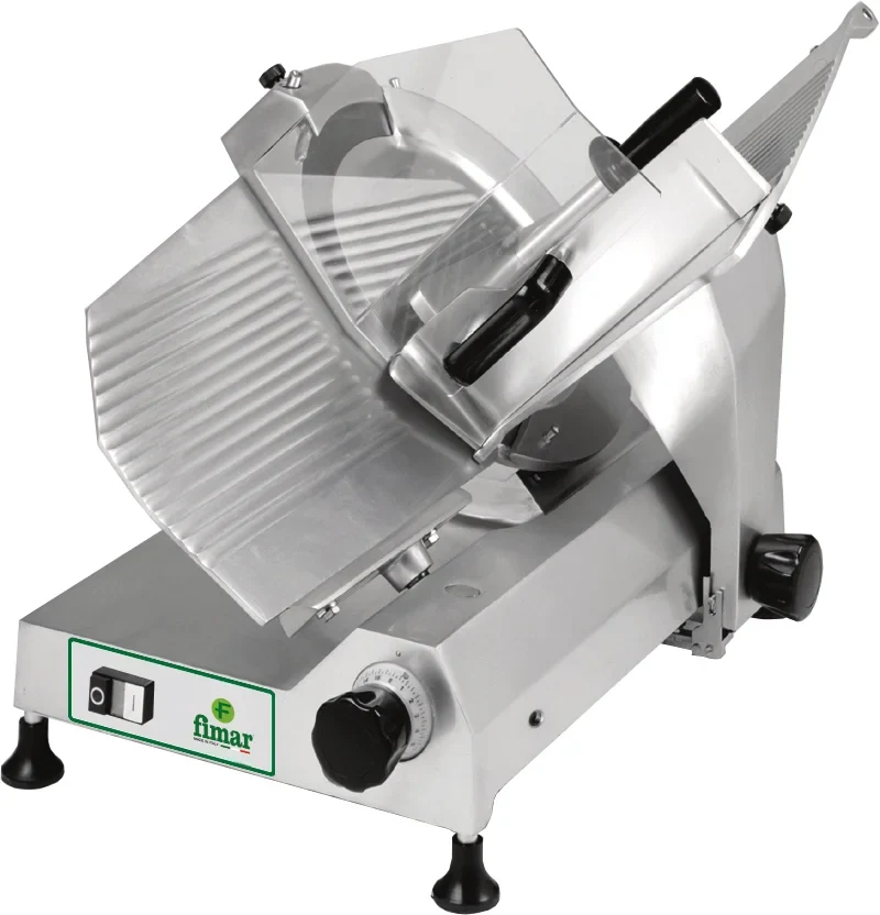 FIMAR Trancheuse inclinée H370 mm, pour charcuterie froide, fromage & viande