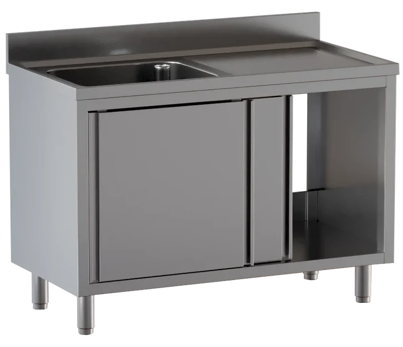 Armoire plonge ECO 12x7 avec 1 bac à gauche