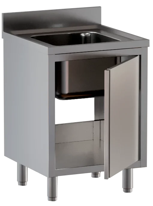 Armoire plonge ECO 7x7 avec 1 bac