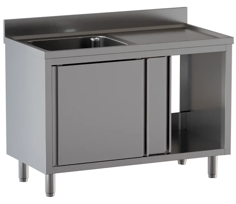 Armoire plonge ECO 14x6 avec 1 bac à gauche