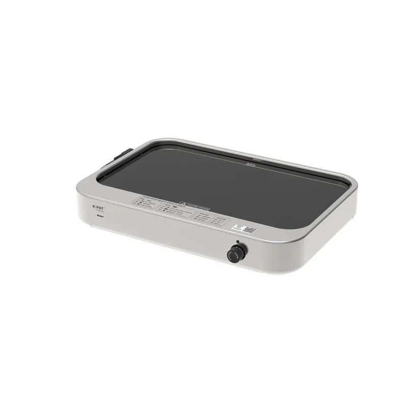 Plaque de cuisson vitrocéramique Rieber K-POT 1/1-ck-2200 argent
