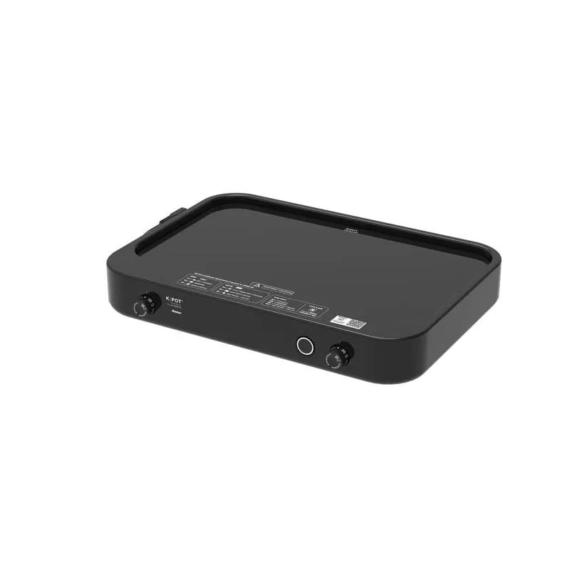 Cuisine traiteur numérique et pilotée par application Rieber avec plaque vitrocéramique K-POT CONNECT 1/1-ck-2200-2Z noire