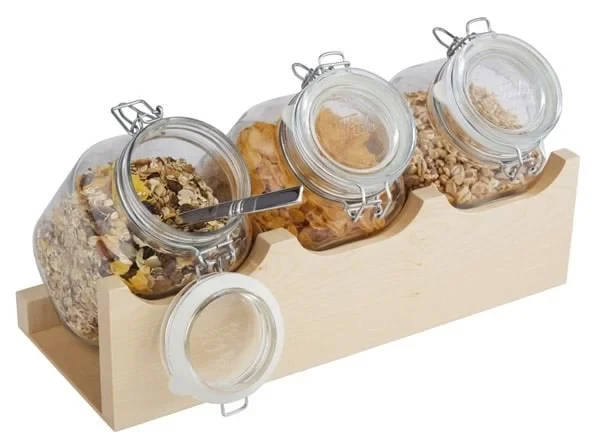 Support de buffet APS -GOOD MORNING- érable, 43 x 17 cm, H : 13,5 cm