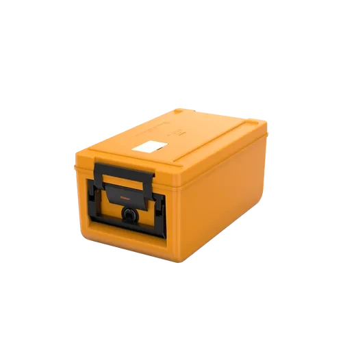 Rieber Thermobox 26 litres, chargement par le haut, chauffante, orange