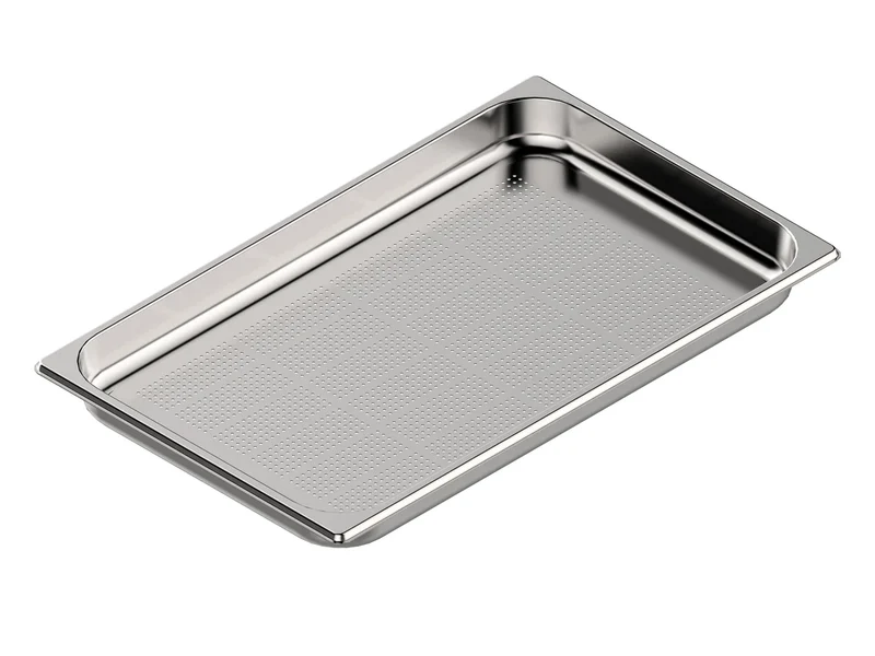 Plaque inox perforée Tecnoeka KFT9G, GN 1/1, profondeur 40 mm