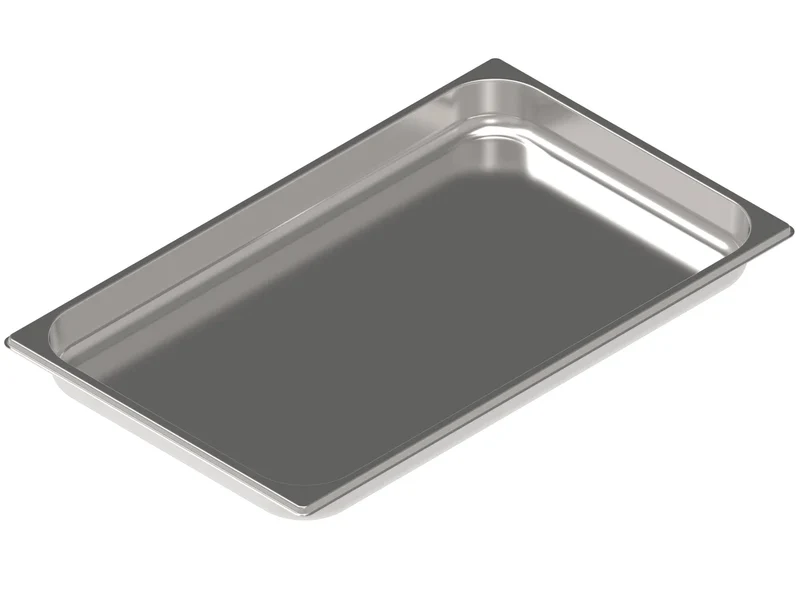 Plaque inox Tecnoeka KT9G, GN 1/1, profondeur 40 mm