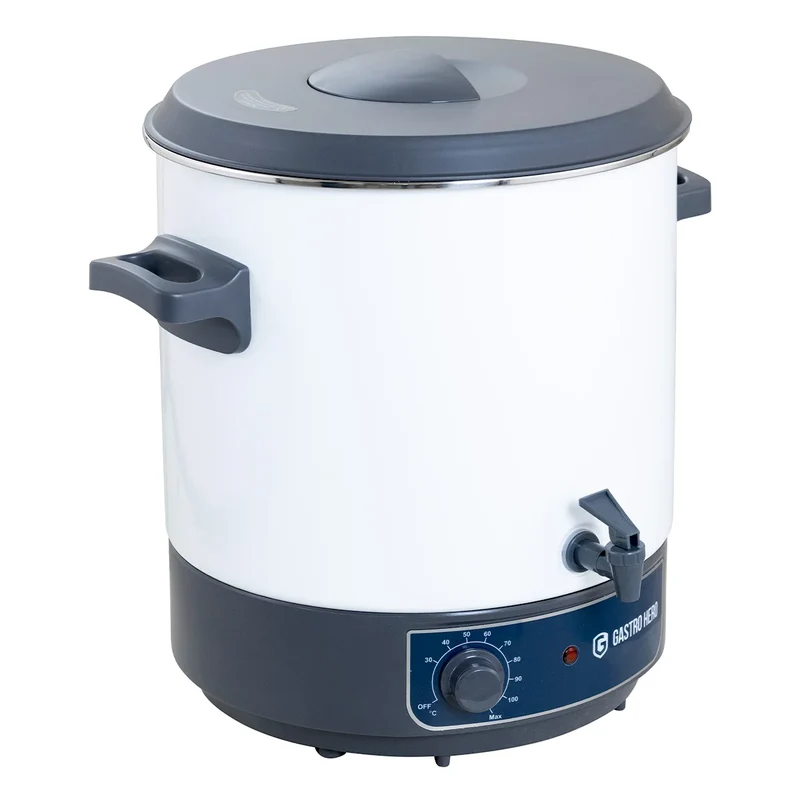 Marmite à vin chaud / marmite de stérilisation ECO 23 litres, 1800 W, avec robinet