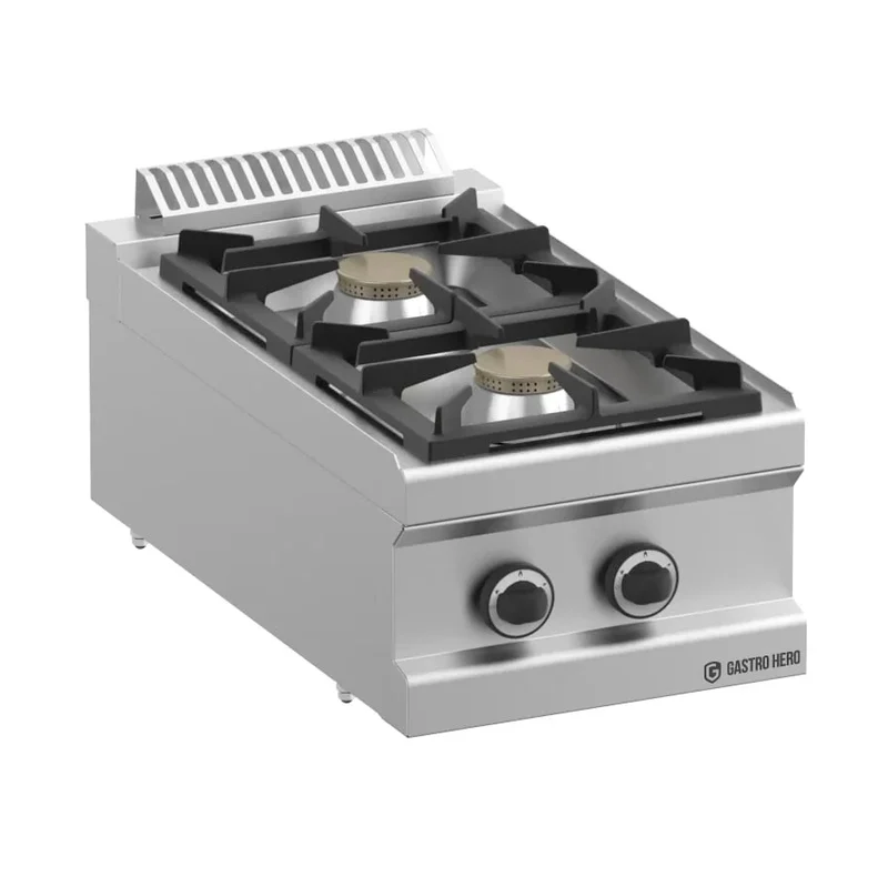 Cuisinière à gaz Série 700 - 40/70 - appareil de table - 2 feux - 14 kW