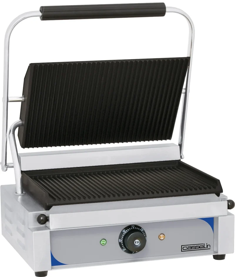 Grill à panini plaques rainurée - rainurée