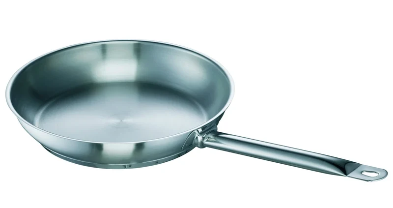 Poêle Chef, inox, non revêtue, 32 cm
