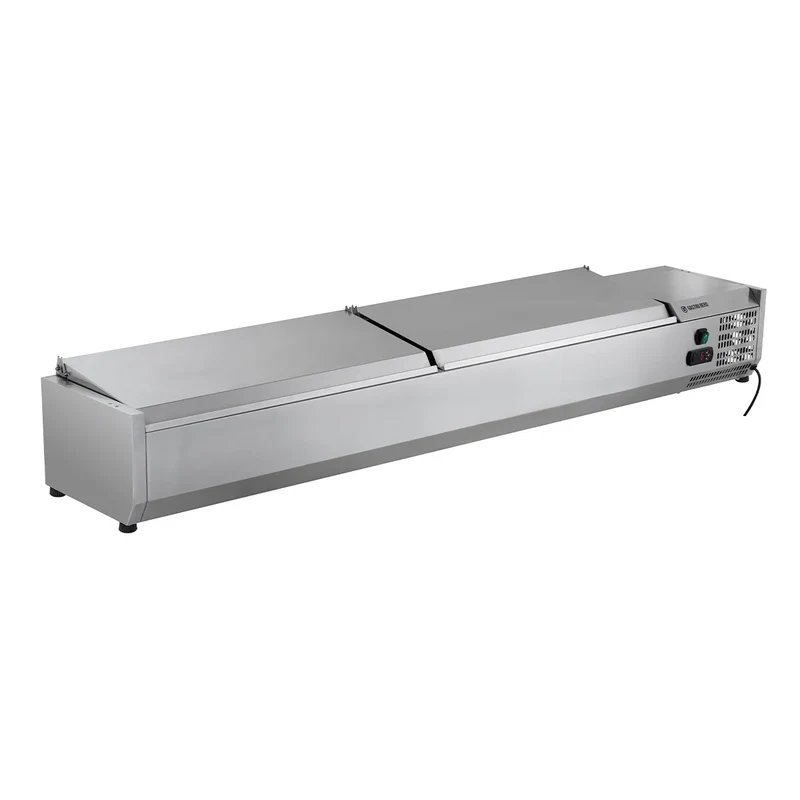 Vitrine réfrigérée de comptoir ECO 10 x GN 1/4 en inox