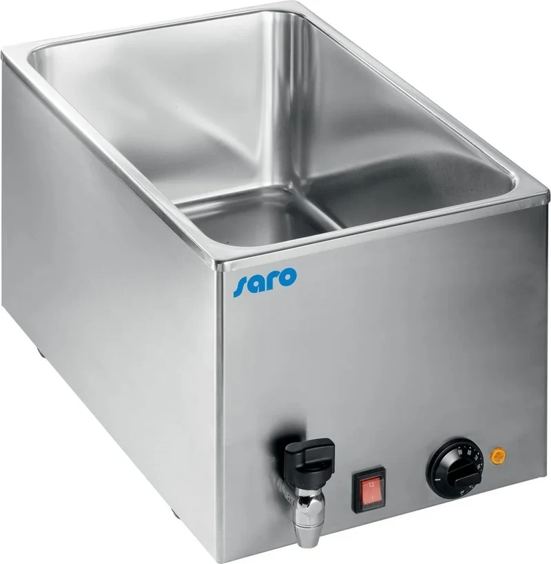 Bain-marie 210 GN 1/1 200 mm, avec robinet