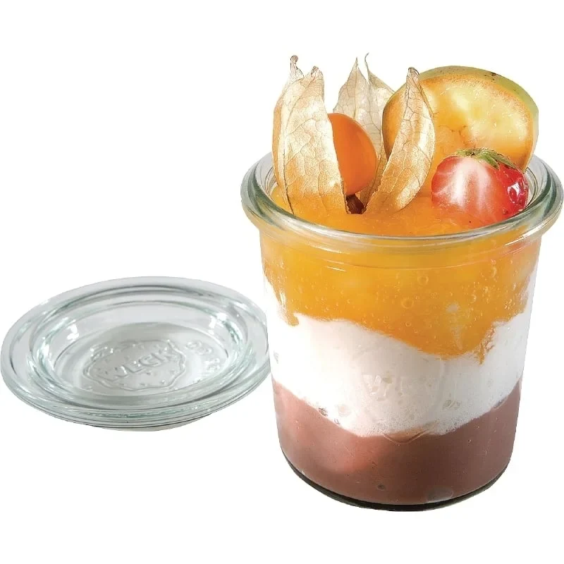 Bocal type Weck avec couvercle 140 ml - 12 pces