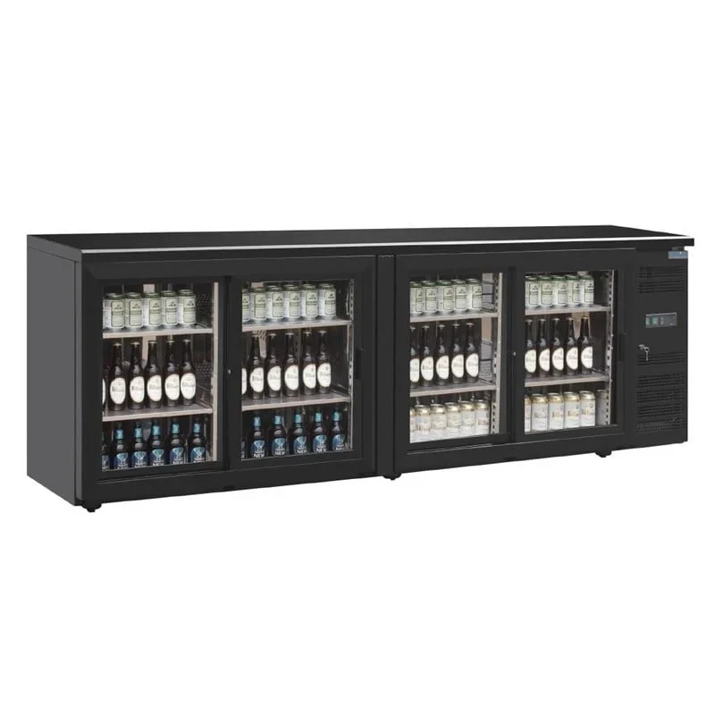 Armoire à boissons Polar Série U 4 portes 698L
