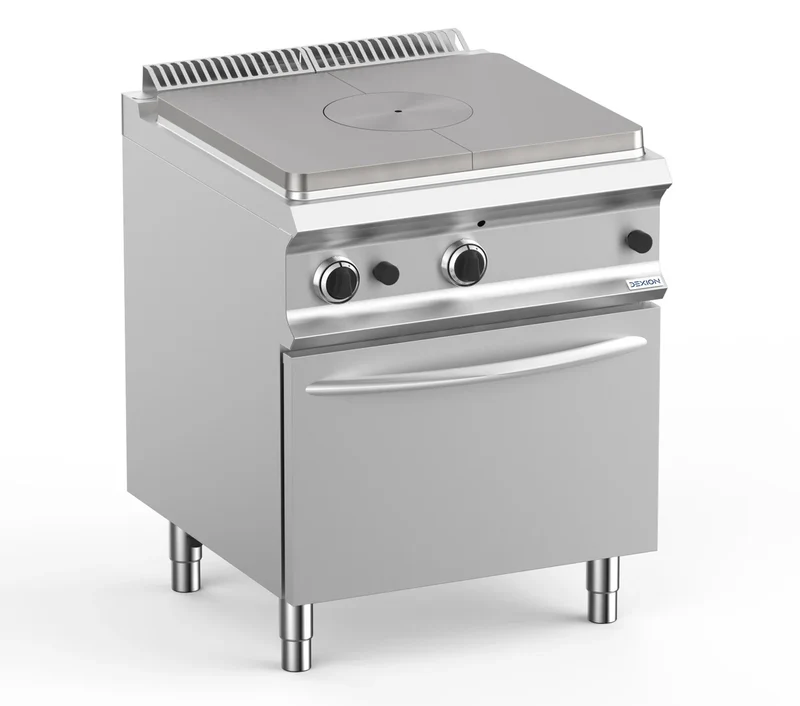 Plaque de cuisson à gaz Dexion Lux 700 - 70/73 avec four à gaz - 16 kW