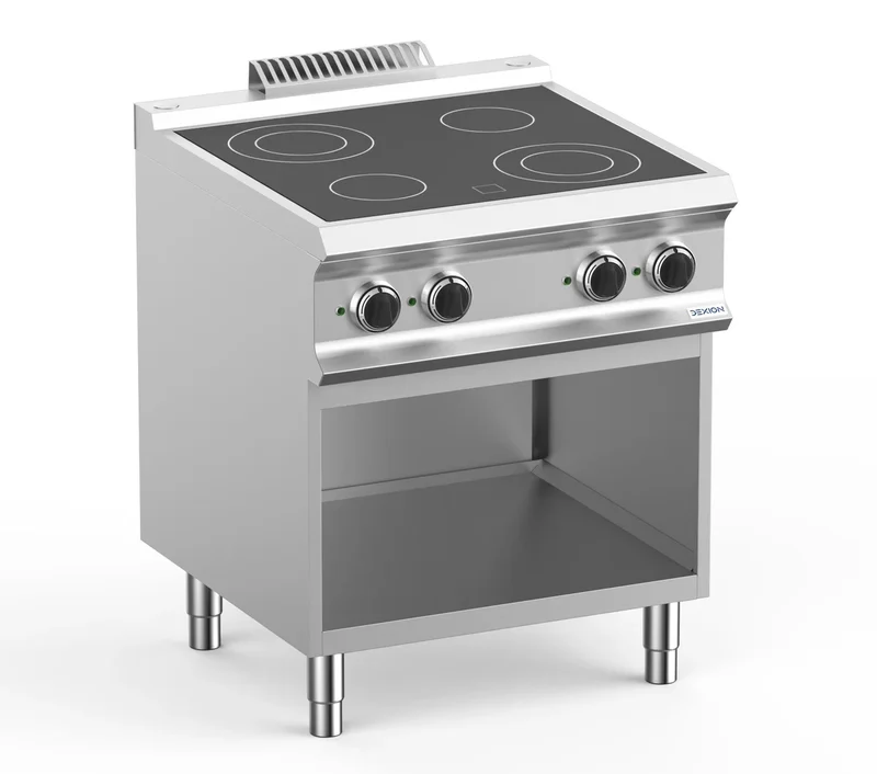 Cuisinière vitrocéramique Dexion Lux 700 - 70/73 - 4 zones de cuisson rondes - 8,6 kW