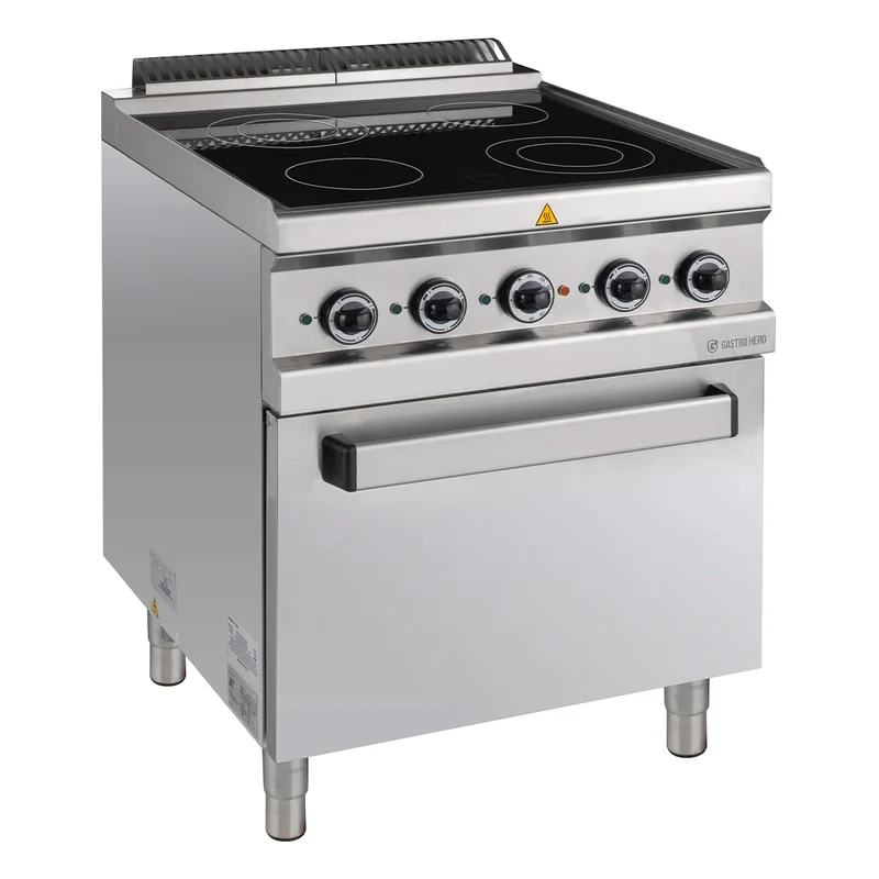 Cuisinière vitrocéramique Série 700 - 70/70 avec four électrique - 13,9 kW