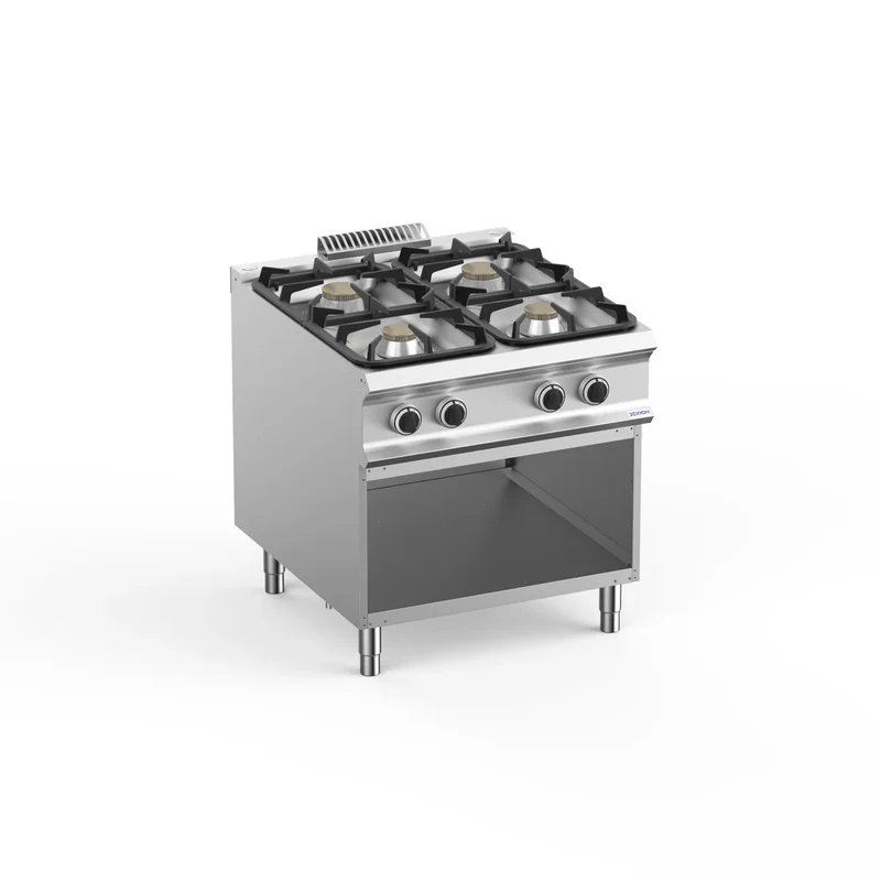 Cuisinière à gaz Dexion Lux 980 - 80/90 - 4 feux - 40 kW
