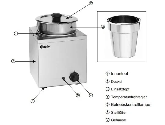 Bain-marie Hotpot 3,5 L